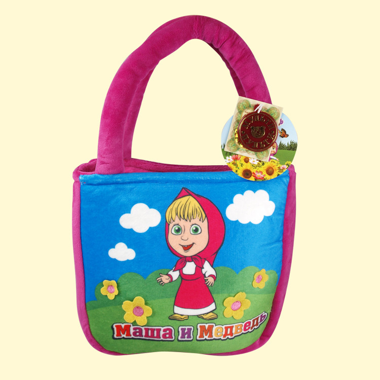 Детская сумочка из МУЛЬТИ-ПУЛЬТИ Маша и Медведь, 20 см, мягкая фото 1 — Интернет каталог PriceOK