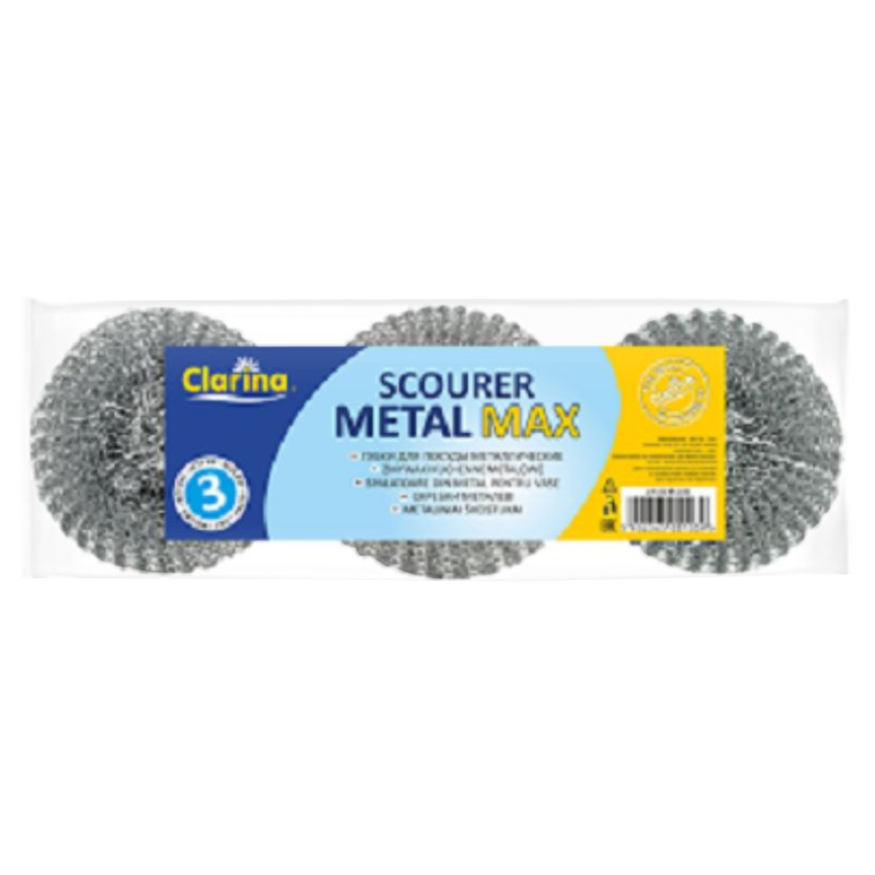 Металлическая щетка Clarina, 3 шт фото 1 — Интернет каталог PriceOK