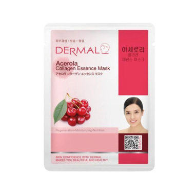DERMAL тканевая маска для лица с коллагеном и ацеролой, 23 г — Интернет каталог PriceOK