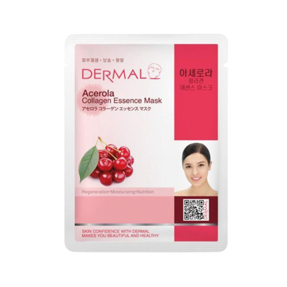 DERMAL тканевая маска для лица с коллагеном и ацеролой, 23 г фото 1 — Интернет каталог PriceOK