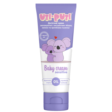 Детский увлажняющий крем UTI-PUTI с экстрактами яблока, калины и протеинами пшеницы, 75 мл — Интернет каталог PriceOK