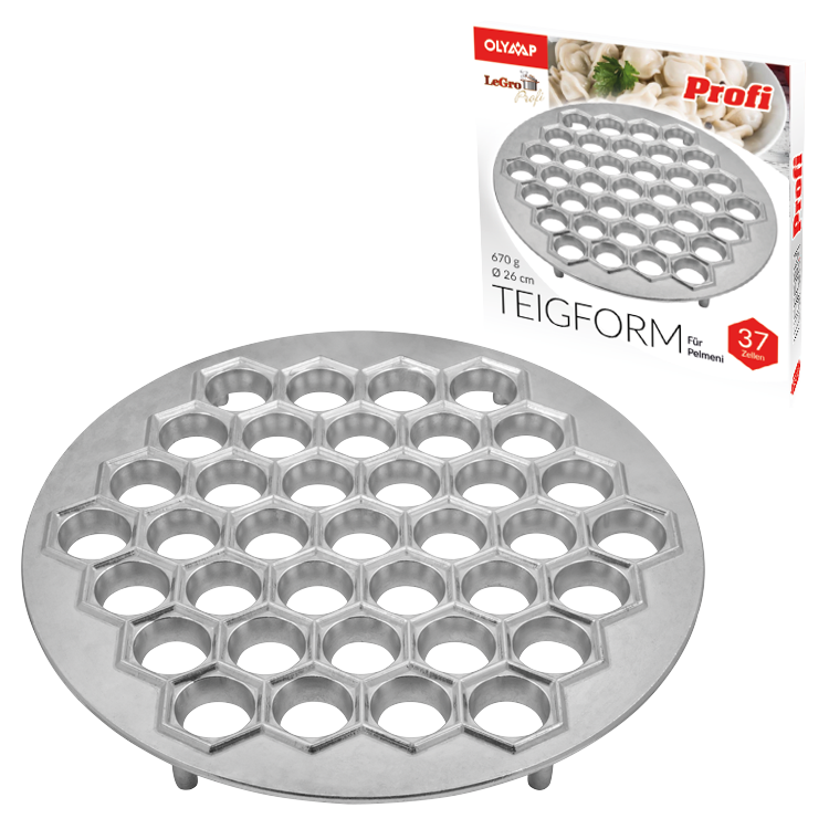 Пельменница Profi на 37 пельменей, диаметр 26 см,  вес: 670 г фото 1 — Интернет каталог PriceOK
