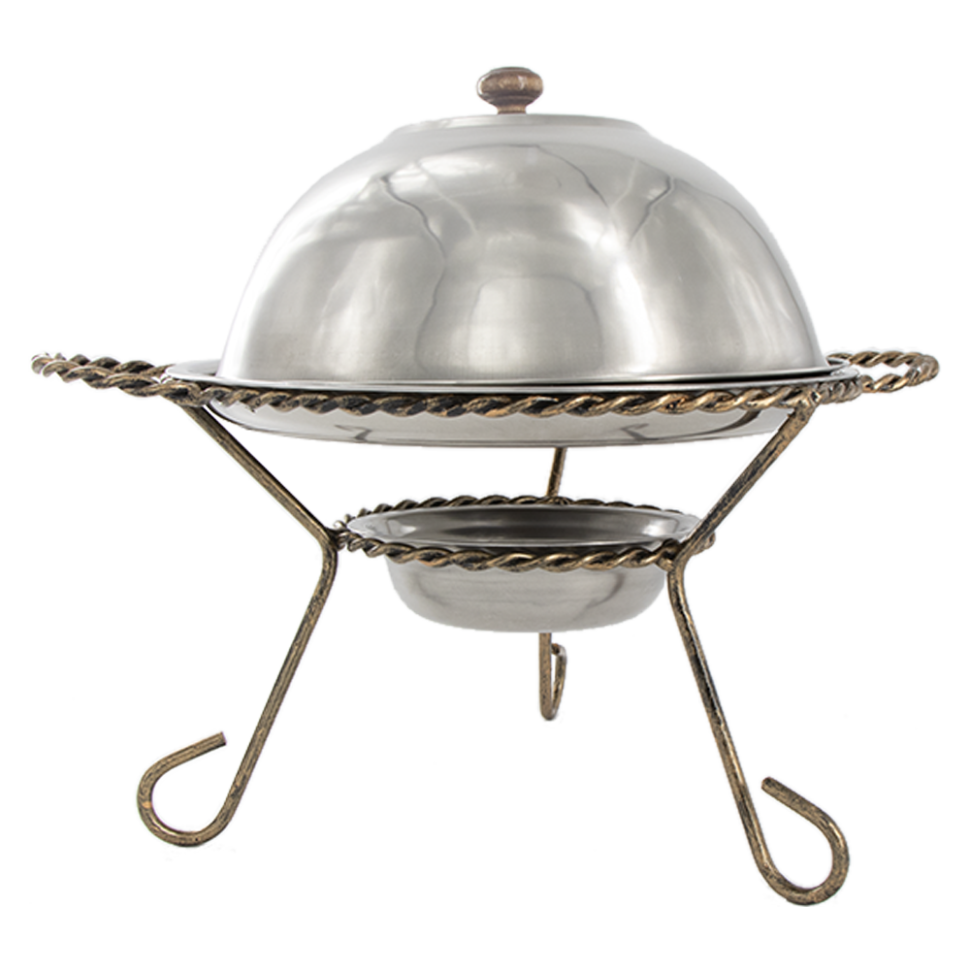 САДЖ витой - Подставка для подогрева шашлыка, 28 см фото 1 — Интернет каталог PriceOK