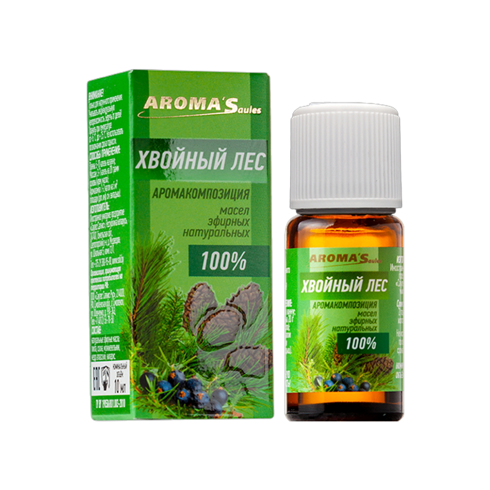 Аромакомпозиция эфирных масел ХВОЙНЫЙ ЛЕС AROMA'Saules 10 мл фото 1 — Интернет каталог PriceOK