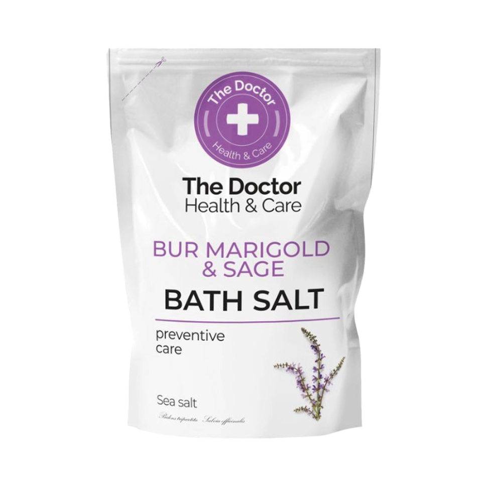 Соль морская для ванн с экстрактами череды и шалфея Домашний доктор, профилактический уход, 500 г фото 1 — Интернет каталог PriceOK