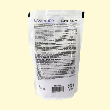 Соль морская для ванн с экстрактом лаванды Домашний доктор, расслабление и успокоение, 500 г — Интернет каталог PriceOK