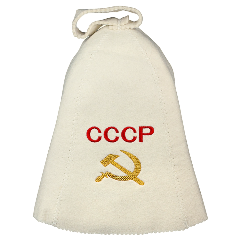 Шапочка банная СССР войлок, В - 26 см, Ш - 35 см фото 1 — Интернет каталог PriceOK