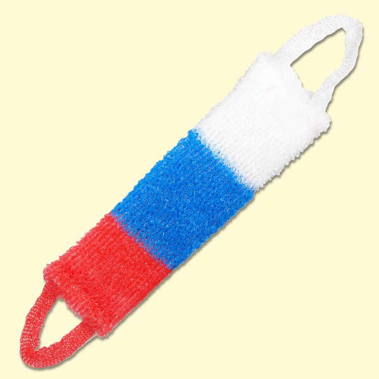 Мочалка Триколор Россия, 40 x 12 см фото 1 — Интернет каталог PriceOK