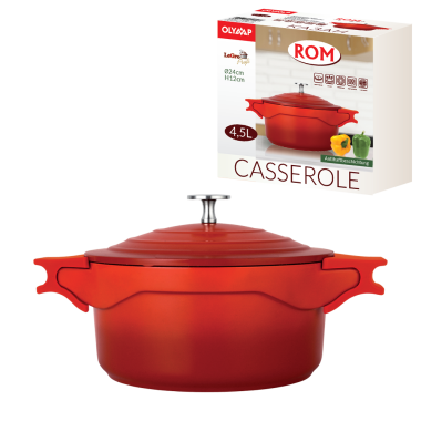 Казан ROM 4,5 л Алюминивое литьё Антипригарное покрытие диаметр 24 см — Интернет каталог PriceOK