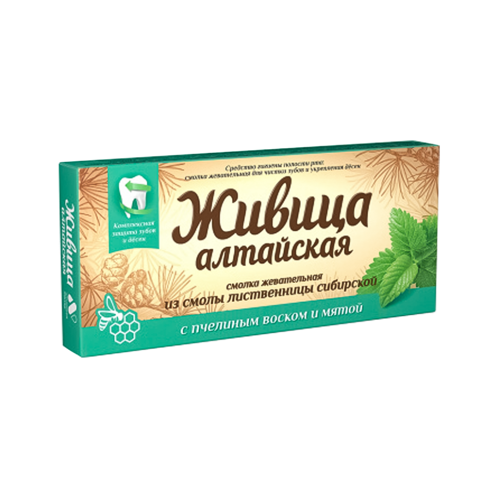 ЖИВИЦА АЛТАЙСКАЯ лиственничная с пчелиным воском и мятой 4 х 0,8 г фото 1 — Интернет каталог PriceOK