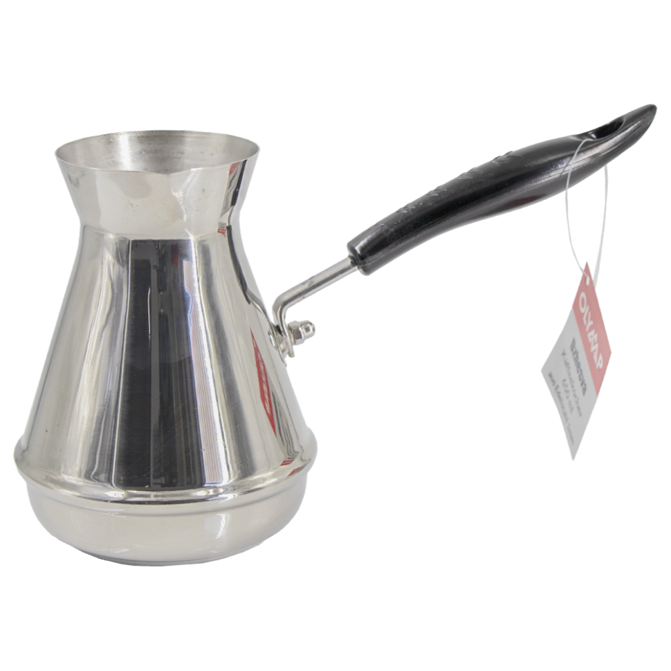 Джезва 650 мл из нержавейки 1 мм. Цена за 1шт не для индукции фото 1 — Интернет каталог PriceOK