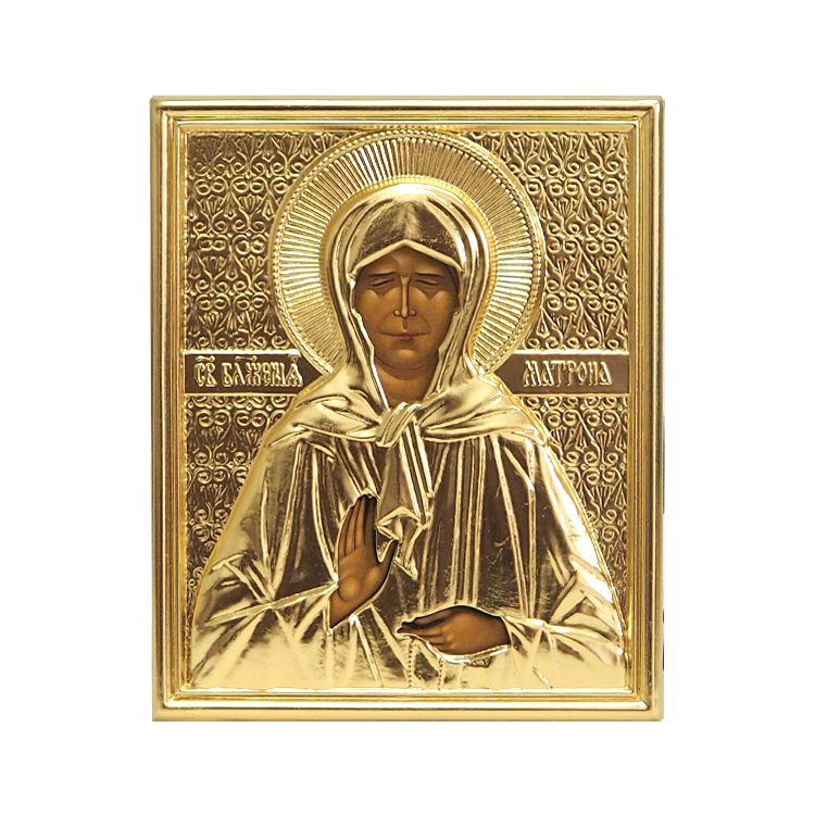 Икона Матрона в ризе, 9x11 см фото 1 — Интернет каталог PriceOK