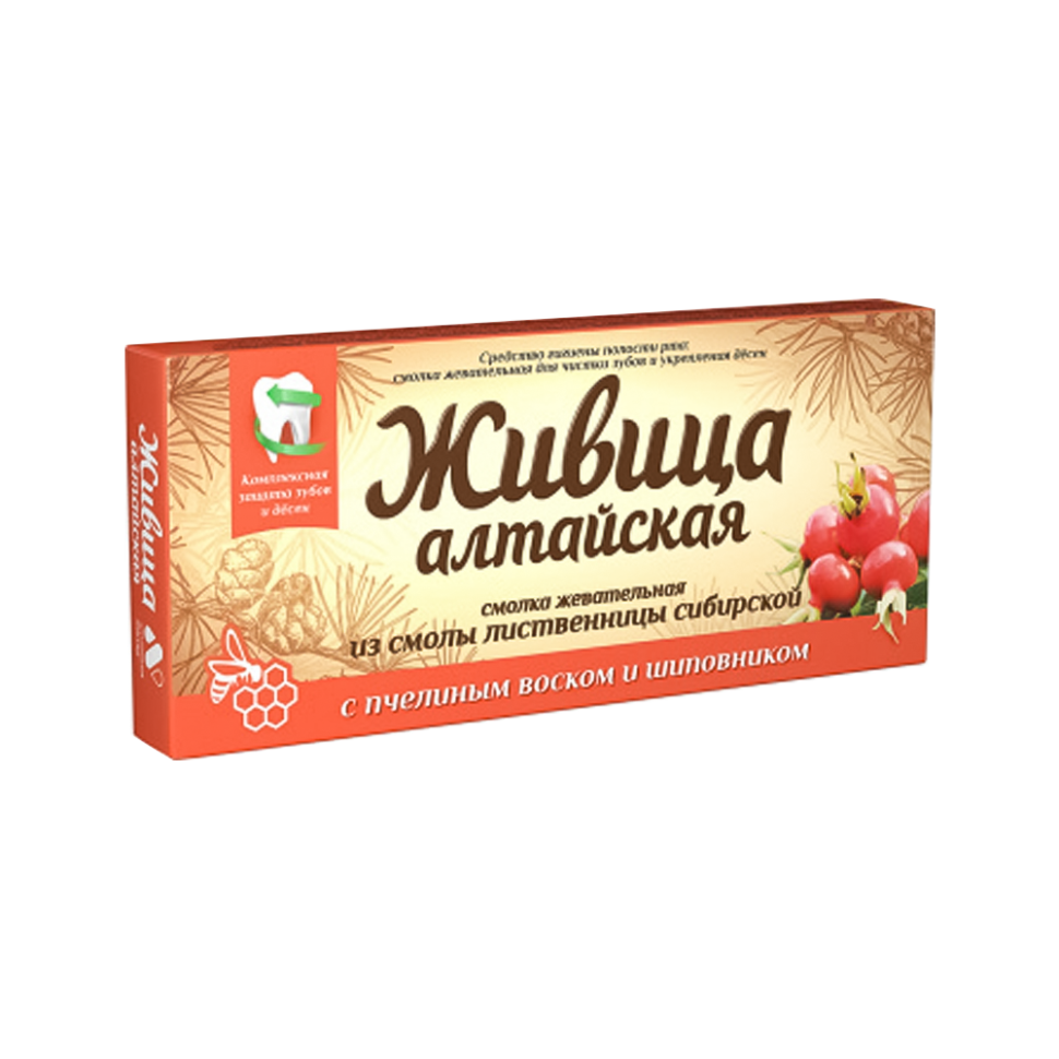 ЖИВИЦА АЛТАЙСКАЯ лиственничная с пчелиным воском и шиповником 4 x 0,8 г фото 1 — Интернет каталог PriceOK