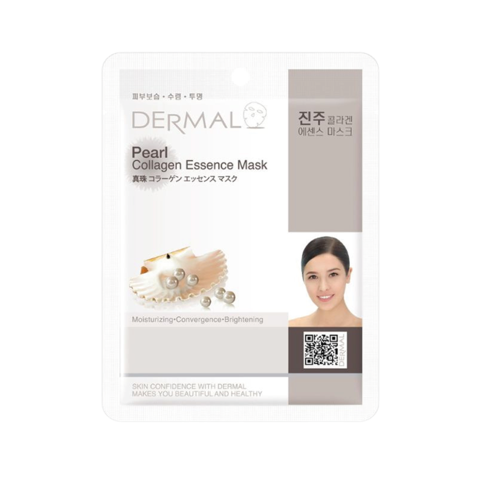 DERMAL тканевая маска для лица с коллагеном и жемчугом, 23 г фото 1 — Интернет каталог PriceOK