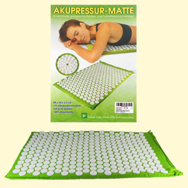 Акупунктурный коврик, 80х50х2,5 см, 275 стимулирующих элементов по 42 точек — Интернет каталог PriceOK