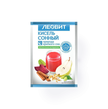 Кисель Сонный при нарушениях сна с успокаивающим действием 20 г — Интернет каталог PriceOK