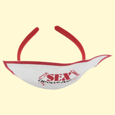 Ободок медсестры,  карнавальный Sex процедуры, один размер, 15 смx1,5 смx20 см — Интернет каталог PriceOK