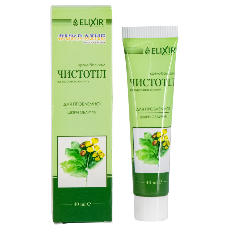Крем-бальзам Чистотел-Эликсир от угревой сыпи, 40 мл фото 1 — Интернет каталог PriceOK