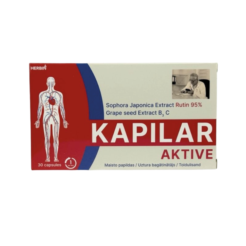 HERBIN Капилар Актив, 30 капсул фото 1 — Интернет каталог PriceOK