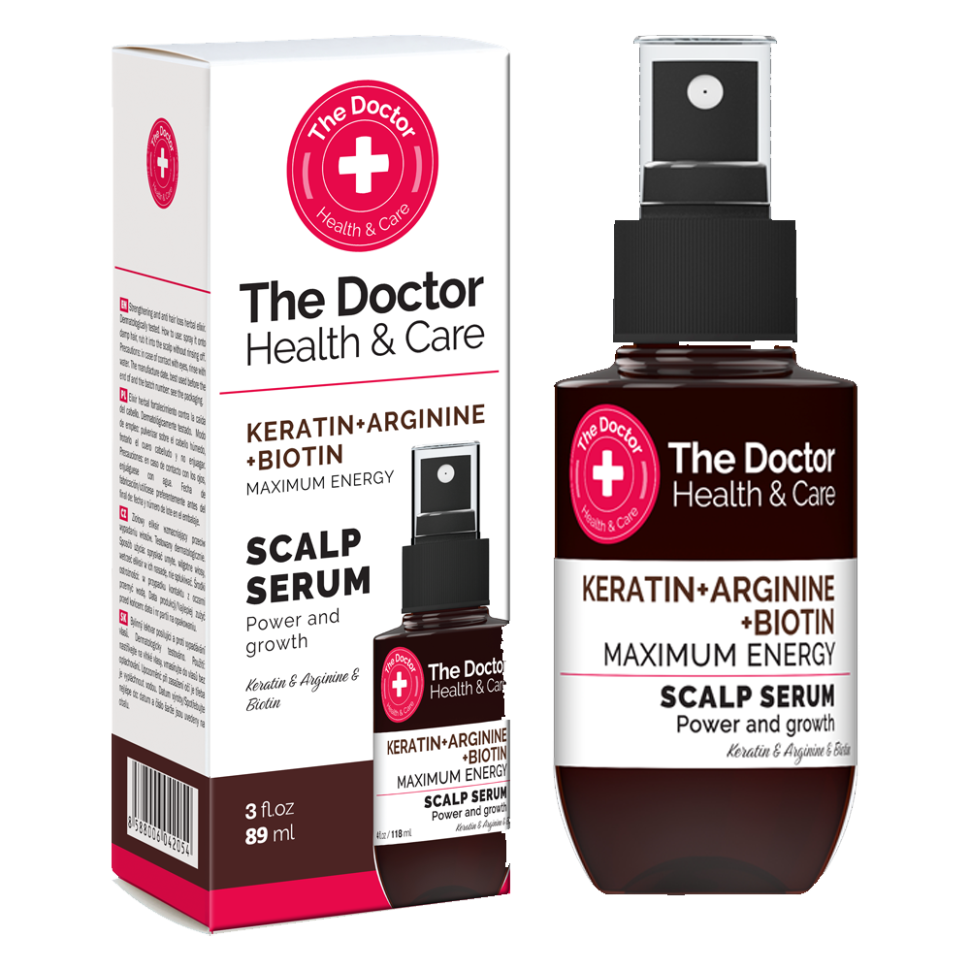 Сыворотка для волос The Doctor Health&Care Keratin + Arginine + Biotin Максимум энергии, 89 мл фото 1 — Интернет каталог PriceOK