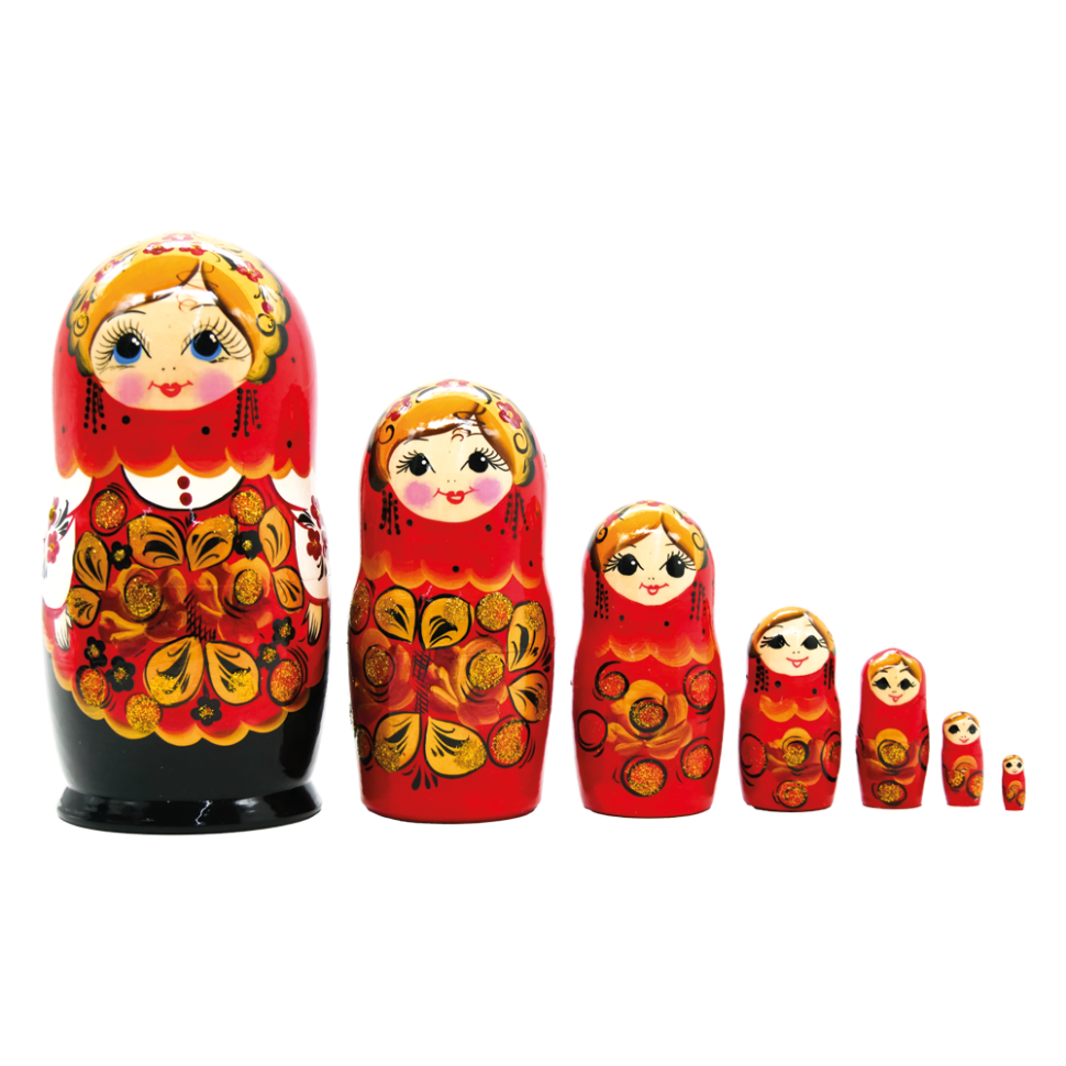 Матрёшка Златолистник M7, пр. 18 см фото 1 — Интернет каталог PriceOK