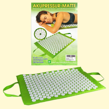 Акупунктурный коврик, 67x42x1,5 см, 230 стимулирующих элементов по 27 точки — Интернет каталог PriceOK