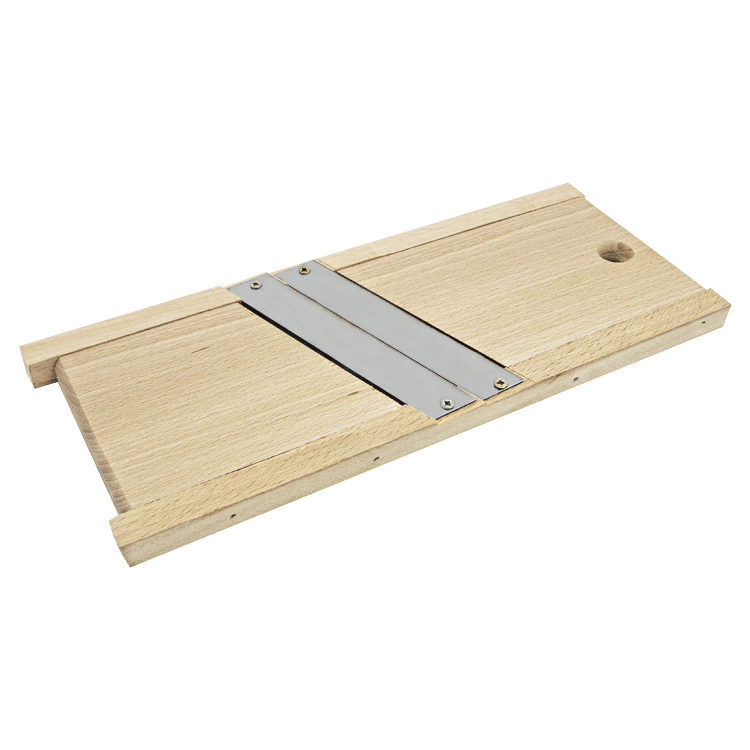 Шинковка деревянная, из карпатского бука, 2 лезвия из нержавеющей стали, 13 х 30 см фото 1 — Интернет каталог PriceOK