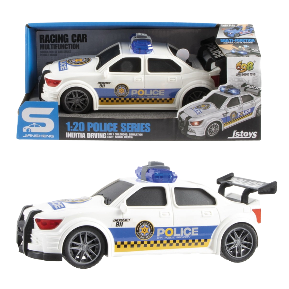 Полицейская машина 20 см с подсветкой и звуком фото 1 — Интернет каталог PriceOK