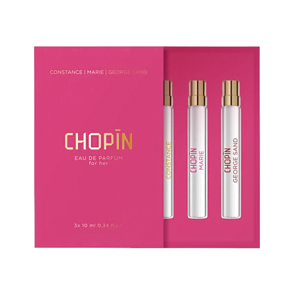 Набор парфюмированной воды CHOPIN для женщин 3 x 10 мл фото 1 — Интернет каталог PriceOK