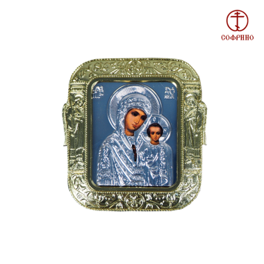 Икона для машины Казанская, в ризе, 6x5 см — Интернет каталог PriceOK