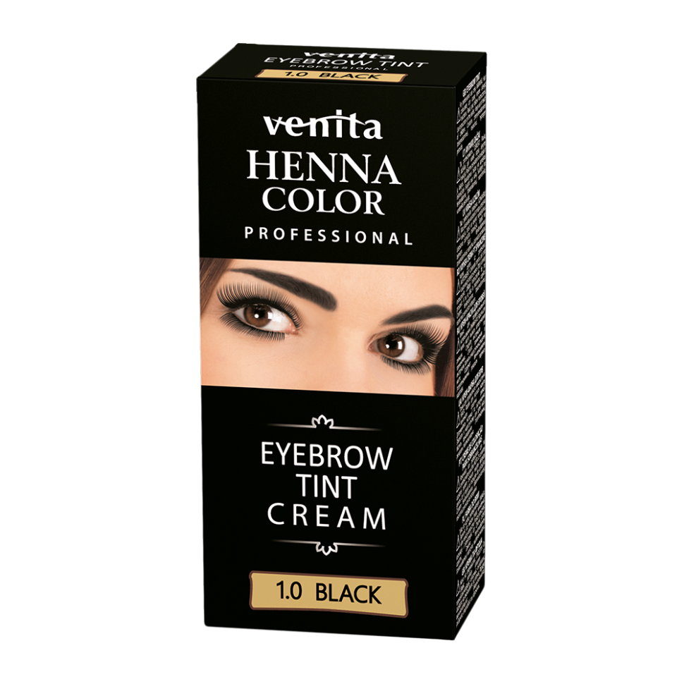 Хна для окрашивания бровей Henna Color Professional 1.0 Черный 15 г фото 1 — Интернет каталог PriceOK