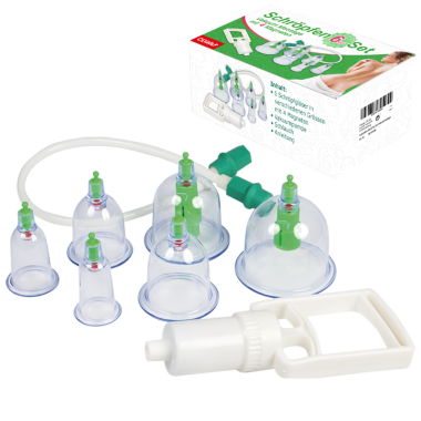 Набор из 6 банок для вакуумного массажа, B-6 до 8 см, D-3 до 6,5 см, с 4 магнитами — Интернет каталог PriceOK