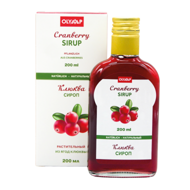 Сироп Клюква, 200 мл — Интернет каталог PriceOK