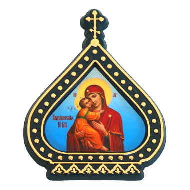 Икона - Купол в пластмассовой рамке для машины Владимирская, 6x7,5 см — Интернет каталог PriceOK