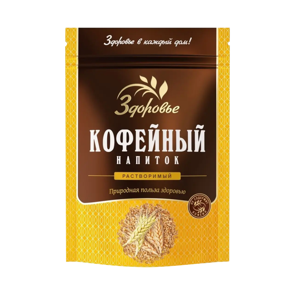 Кофейный напиток без кофеина ЗДОРОВЬЕ 100 г фото 1 — Интернет каталог PriceOK