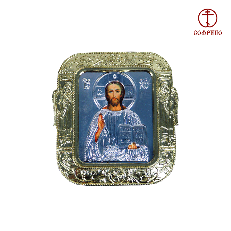 Икона для машины Спаситель, в ризе, 6x5 см фото 1 — Интернет каталог PriceOK