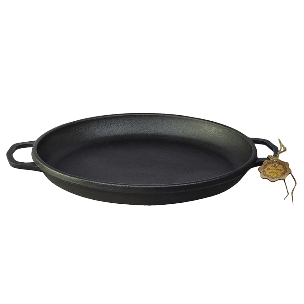Чугунная сковорода-крышка 40х4 см фото 1 — Интернет каталог PriceOK