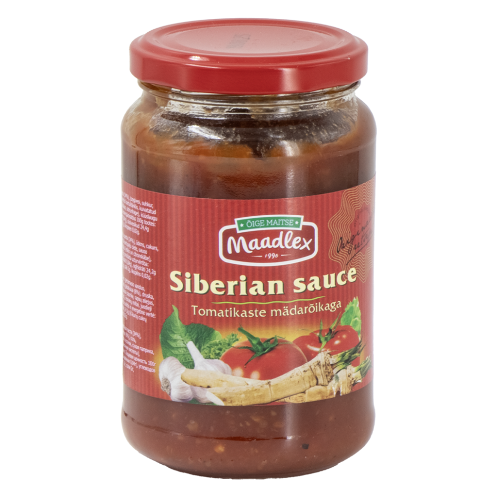 Томатный соус с хреном Сибирский соус Maadlex 350 г фото 1 — Интернет каталог PriceOK