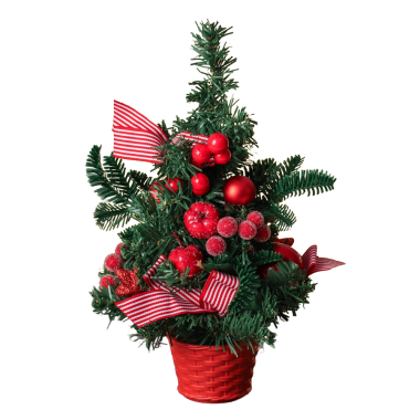 Искусственная ёлка настольная Снежное яблочко, 29x16 см — Интернет каталог PriceOK