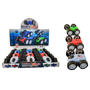 Инерционный двухсторонний вездеход 8 см, 4 шт в ассортименте, 12 шт в дисплее 32 х 26 х 4 см — Интернет каталог PriceOK