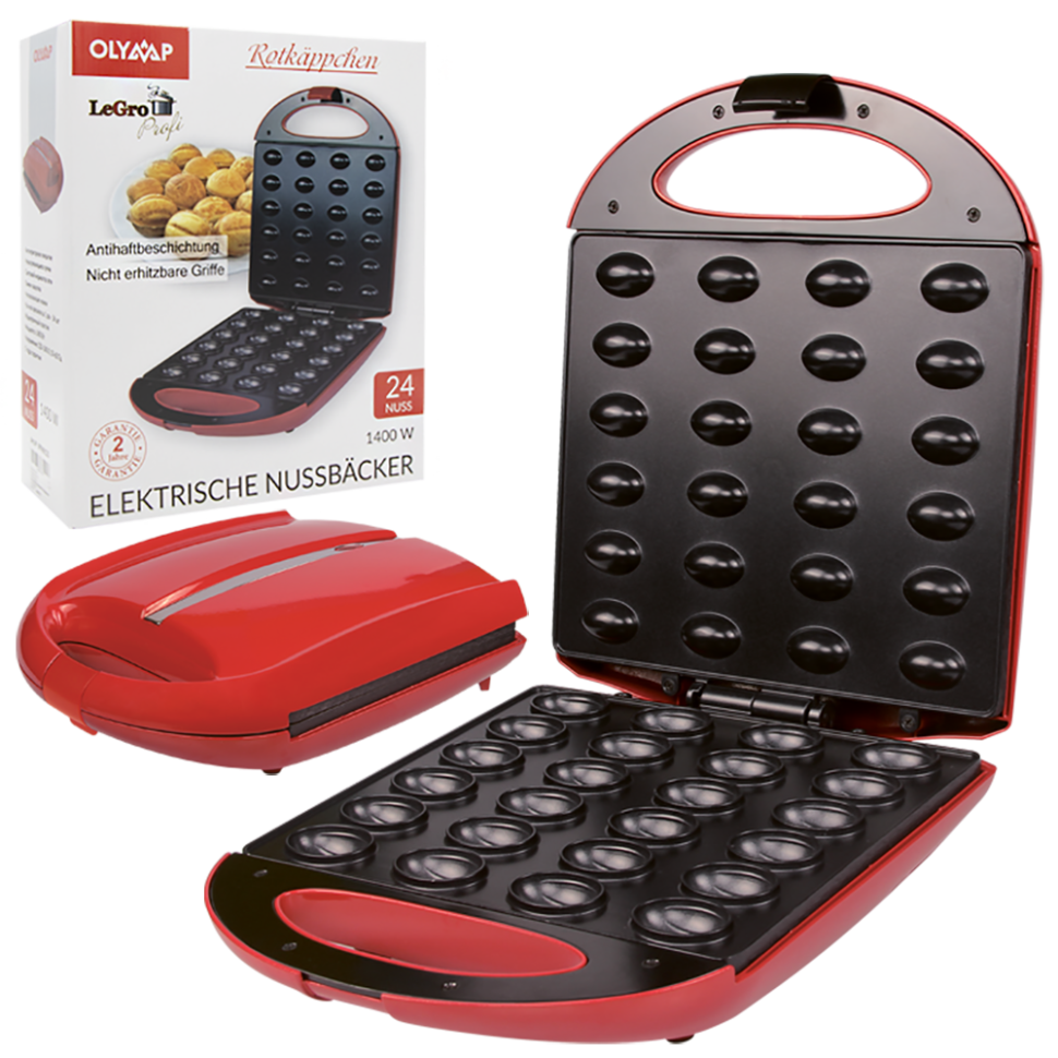 Электрическая орешница - Красная шапочка, 24 шт орешков, 1400 Вт, 27 х 32 х 10 см фото 1 — Интернет каталог PriceOK