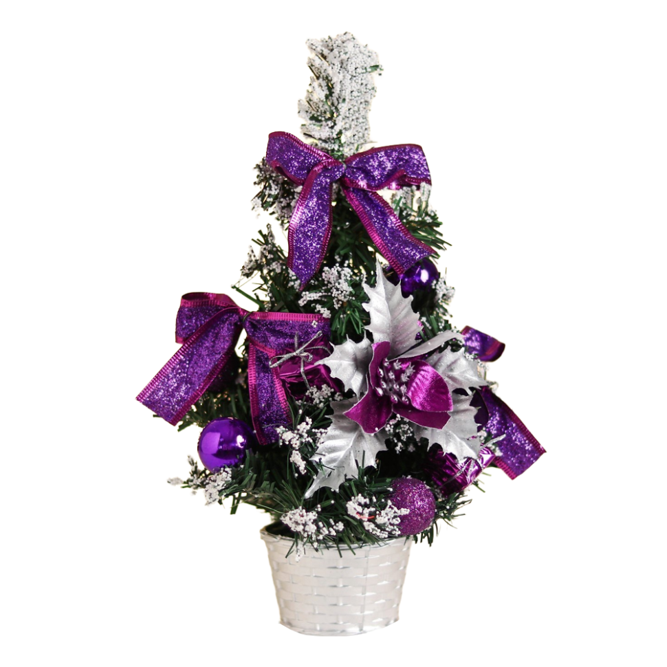 Искусственная ёлка настольная Зимнее волшебство. Праздничная, 15x29 см, ПВХ ветки отгибаются фото 1 — Интернет каталог PriceOK