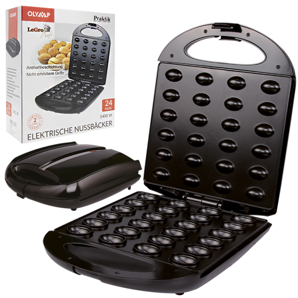 Электрическая орешница - Praktik, 24 шт орешков, 1400 Вт, 27 х 32 х 10 см фото 1 — Интернет каталог PriceOK