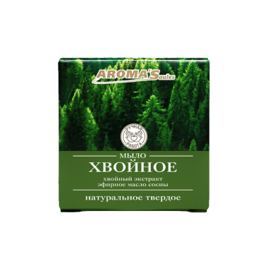 Твердое мыло AROMA'Saules натуральное Хвойное, 80 г — Интернет каталог PriceOK