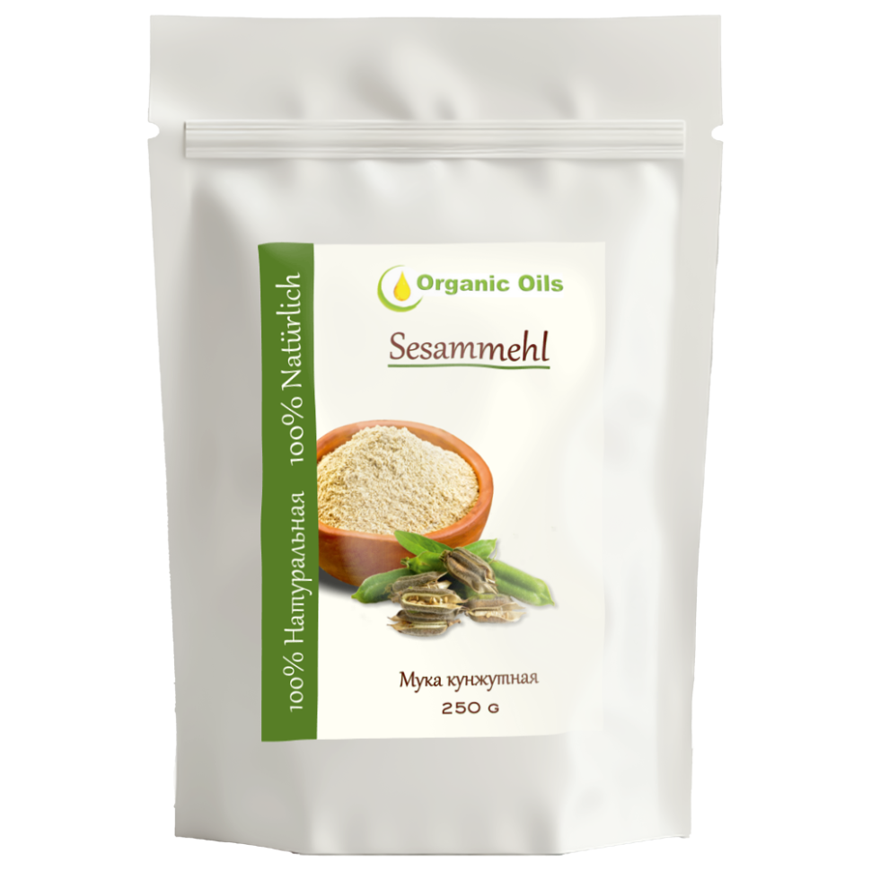 Мука кунжутная Organic Oils 250 г фото 1 — Интернет каталог PriceOK