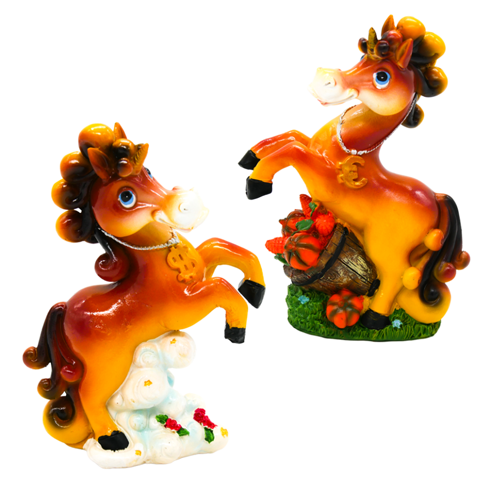 Копилка - Фигурка Год Лошади в двух вариантах, 14 x 6 x 21,5 см, из полимера фото 1 — Интернет каталог PriceOK