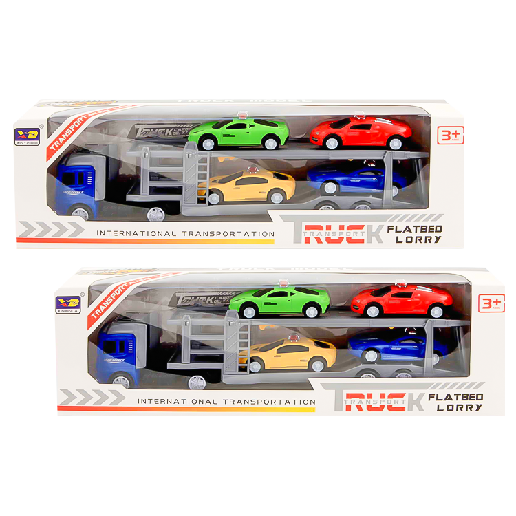 Грузовой автомобиль и 4 легковые машинки, 11 x 36,5 x 7 см фото 1 — Интернет каталог PriceOK