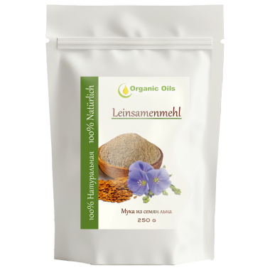 Мука льняная Organic Oils 250 г — Интернет каталог PriceOK