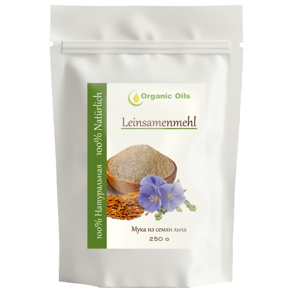 Мука льняная Organic Oils 250 г фото 1 — Интернет каталог PriceOK