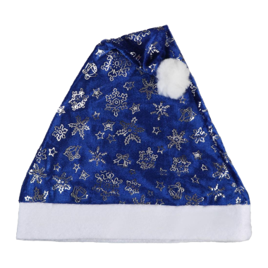 Колпак новогодний Снежная феерия, 26 x 38 см, набор 6 шт., синий — Интернет каталог PriceOK